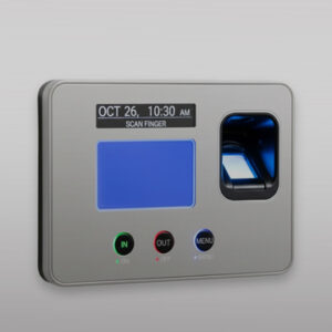 安装指纹考勤和离店设备